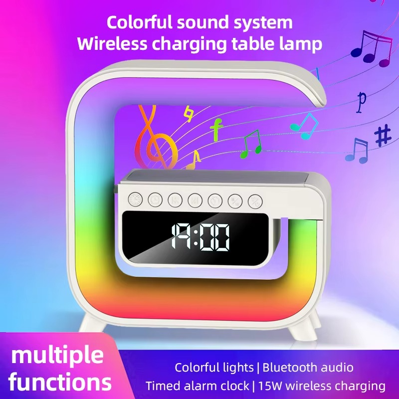 G3 wireless charger, Alarm, Bt speaker