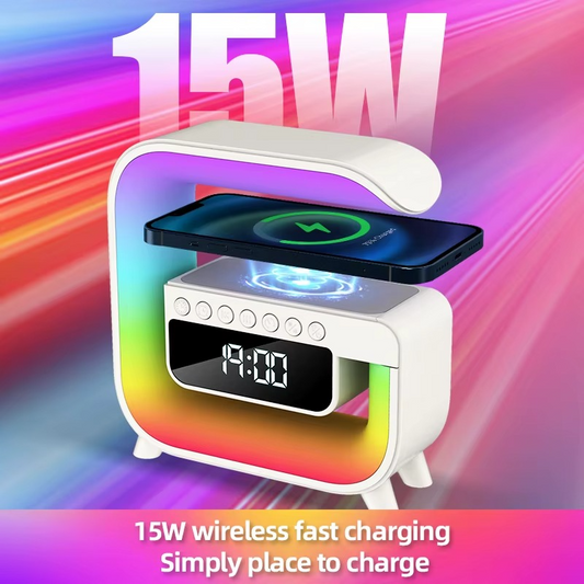 G3 wireless charger, Alarm, Bt speaker