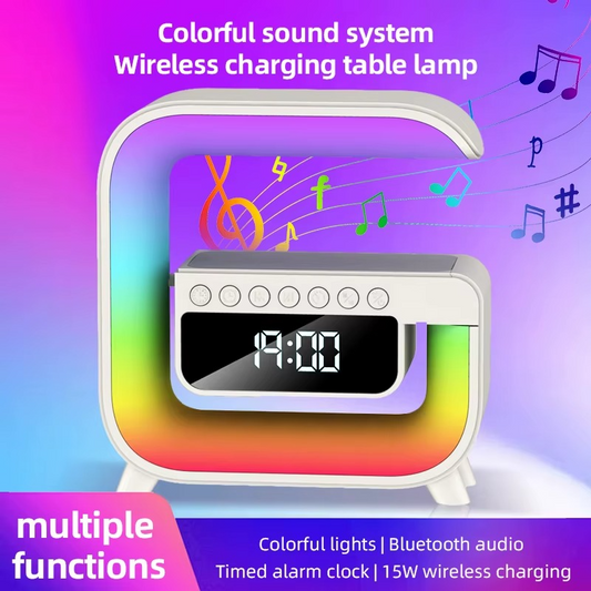 G3 wireless charger, Alarm, Bt speaker